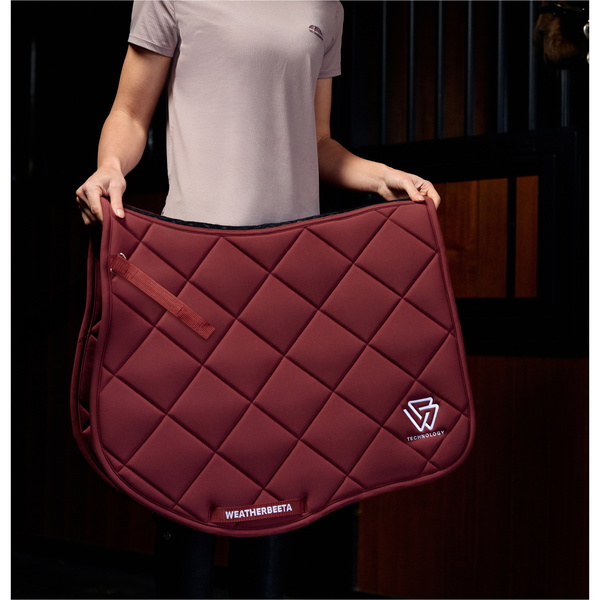 2026 WeatherBeeta Softshell Pro 3D Air-Tec All Purpose Saddle Pad 1030350003 - Burgundy